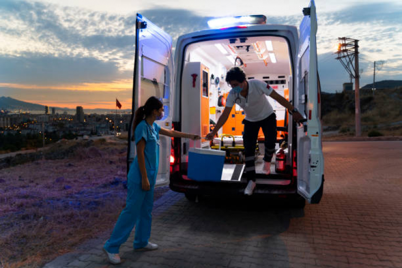 ambulância para remoção de pacientes